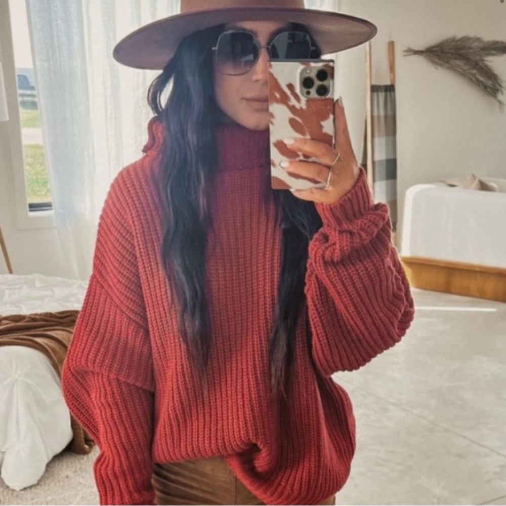 BLACK Amherst funnel neck sweater by
Chelsea Deboer